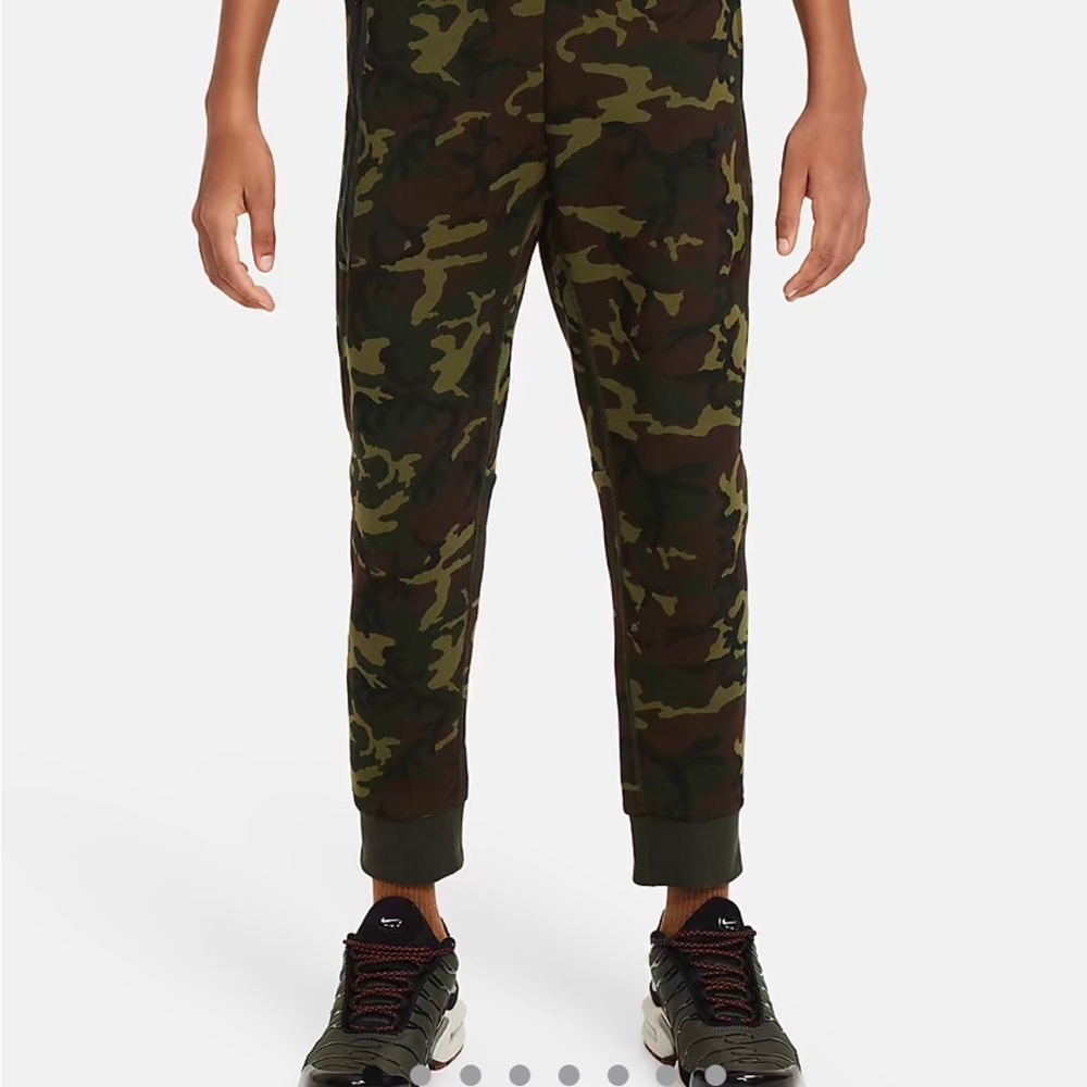 Youth Camouflage Nike Tech Pants